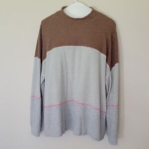 Brown and Gray Woman's Sweater